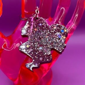 Gemini Twins Zodiac Keychain